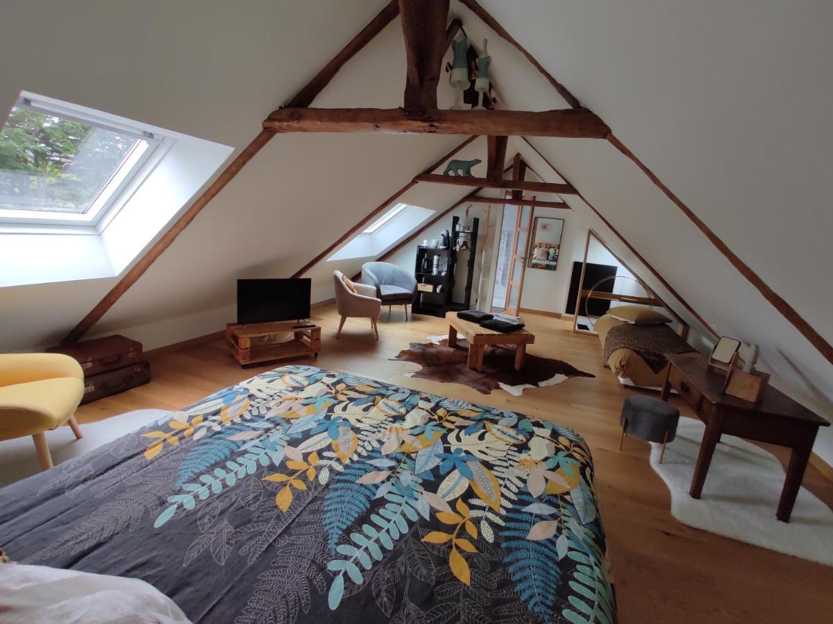 Aux Trois Palmiers Bed and Breakfast Saint-Brieuc Exteriör bild
